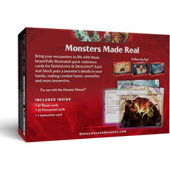 Dungeons & Dragons Reference Cards Monsters Animals and NPCS D&D