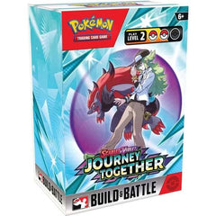 Inside, you'll find: A 40-card ready-to-play deck, including 1 of 4 unique foil promo cards, 4 Pokemon TCG: Scarlet & Violet Journey Together booster packs, and A code card for Pokemon TCG Live.