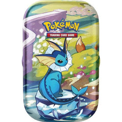 Pokémon Escarlata y Púrpura SV8.5 Evoluciones Prismáticas Mini Lata (1 Mini Lata Aleatoria)