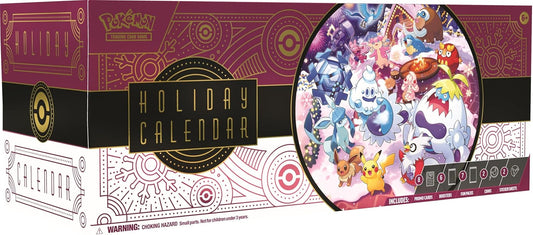 25 Days of Pokémon TCG Surprises. Celebrate the season with 25 days of surprises in the Pokémon TCG: Holiday Calendar. From special foil cards to booster packs and more, there’s a different Pokémon goodie to open every day.