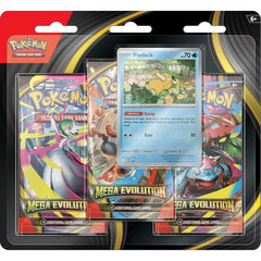 1 at Random - Promo is random - each contains 3 packs of Mega Evolution