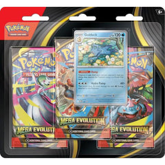 Pokemon TCG Mega Evolution ME01 3 Pack Blister (1 at Random)