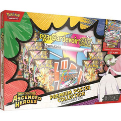 Pokemon TCG Mega-Entwicklung Aufgestiegene Helden Premium-Poster-Kollektion (1 zufällige Auswahl)