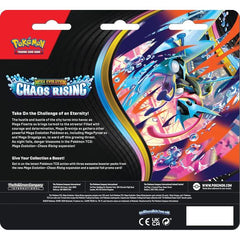 Pokemon TCG Mega Evolution - Chaos Rising ME04 3-Pack Blister