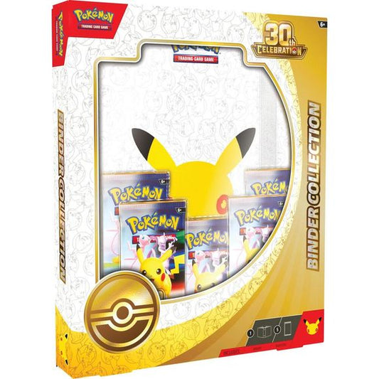 Release Date October 2nd, 2026
Celebrating 30 Years of Pokémon! Commemorate 30 years of joy with fan-favorite Pokémon spanning three dazzling decades! Celebrate this magnificent milestone with the mighty presences of Mewtwo ex and Mew ex, followed by a wealth of allies like Umbreon ex, Salamence ex, and Greninja ex. Plus, there are 30 reasons to honor Pikachu, as each booster pack contains one—with 30 unique variations to collect as Pikachu rare cards! And, whether you’re looking forward to a glittering fut