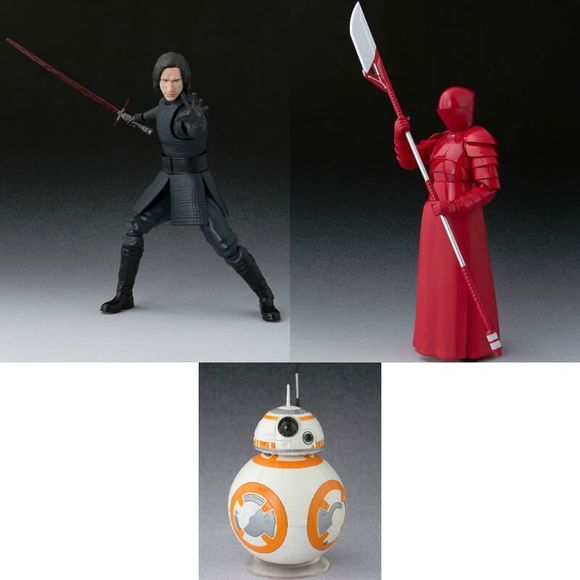 Special S.H. Figuarts Bundle of Kylo Ren, Elite Praetorian Guard Heavy Blade and limited edition BB-8!