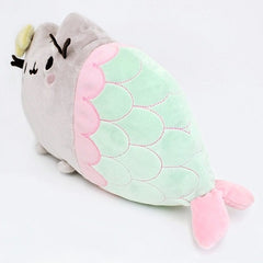 GUND: Pusheen Mermaid Pose Plush, 7.25 x 12 Inches