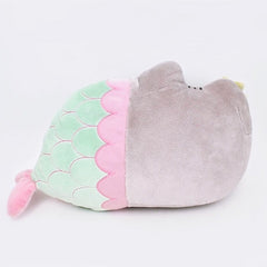 GUND: Pusheen Mermaid Pose Plush, 7.25 x 12 Inches