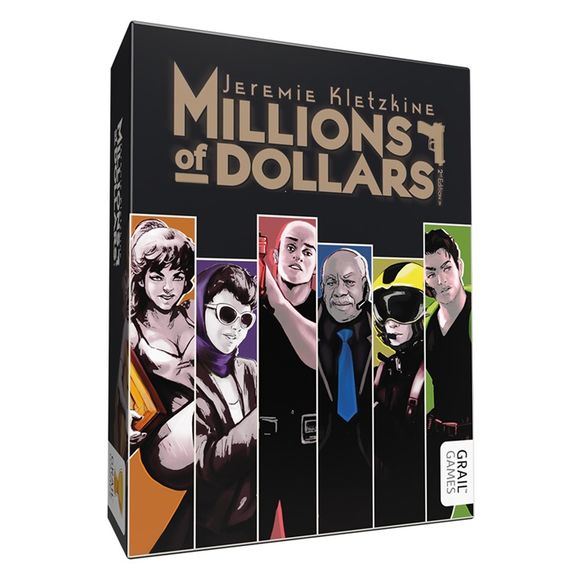 Rob iconic locations and prestigious casinos, and make sure you’re getting the biggest share of the loot! Millions of Dollars is a game of bluffing, misleading and negotiation that leaves no room for randomness.
Players secretly choose roles and form temporary alliances. Any negotiation tactic is legitimate with your soon-to-be double-crossed accomplices! Those players who make it to the heist will share out the loot (or will they)!