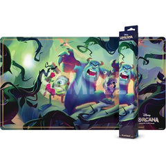 Release Date: 7/24/2026
A full-sized playmat, featuring art of Mike Wazowski, Sulley, and Boo in Attack of the Vine! Designed to protect cards during play, the smooth fabric surface allows for easy card movement, while the anti-slip backing helps keep the mat securely in place. Made from durable neoprene material, this playmat offers ample room for arranging decks, lore trackers, and accessories. It also functions as a versatile desk mat or mouse pad, making it useful both at home and during play sessions a