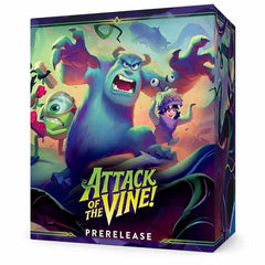 Release Date: 07/24/2026
The Attack of the Vine! Prerelease Pack contains:
• (6) Attack of the Vine! booster packs
• (1) Promo card
• (4) Damage Dice
• (1) Poster
• (1) Paper box
• (1) Pack Rush rules pamphlet