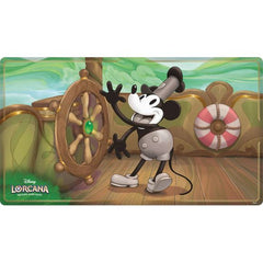 This playmat features a striking image of Steamboat Willie! A fabric top prevents damage during gameplay and can also be used as a desk mat or mouse pad, while the anti-slip bottom keeps the mat in place during use.
This mat measures: 24" x 13.5" / 61 cm x 34.3 cm