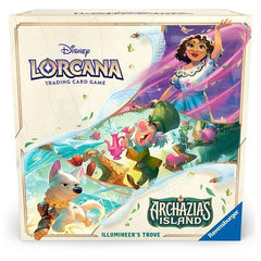 This product is a Presale item with an estimated shipping date of 3/21/2025.
The ultimate treasure for both collectors and players, the Illumineer’s Trove includes a full-art storage box with 6 character-themed card dividers to keep your Disney Lorcana TCG cards safe and organized by ink.
1 storage box, 2 deck boxes, 8 booster packs, 15 game tokens, 1 player's guide