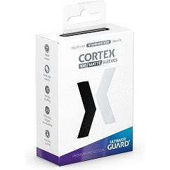 Ultimate Guard CORTEX sleeves are a perfect choice for all TCG brain athletes! Meant as an everyday sleeve, Ultimate Guard CORTEX sleeves offer an attractive price point and also feature fully opaque backing, a perfect shuffle feel, and high-quality durability for those long gaming sessions.