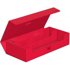 Our Superhive offers space for everything you will need during your gaming encounters. With compartments for multiple deck cases, two play-mats and accessories, the Superhive is offering you endless usages. Ideal in combination with our Sidewinders, you can place up to 550+ double-sleeved, 650+ single-sleeved cards or 1100+ unsleeved cards in standard size into the box.* The ZnapClaw, our inhouse-developed strong magnetic closure, keeps the Superhive closed at all times. Some examples of what this amazing
