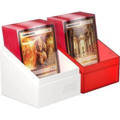 Ultimate Guard Boulder Synergy 100+ Deck Box - Red/White