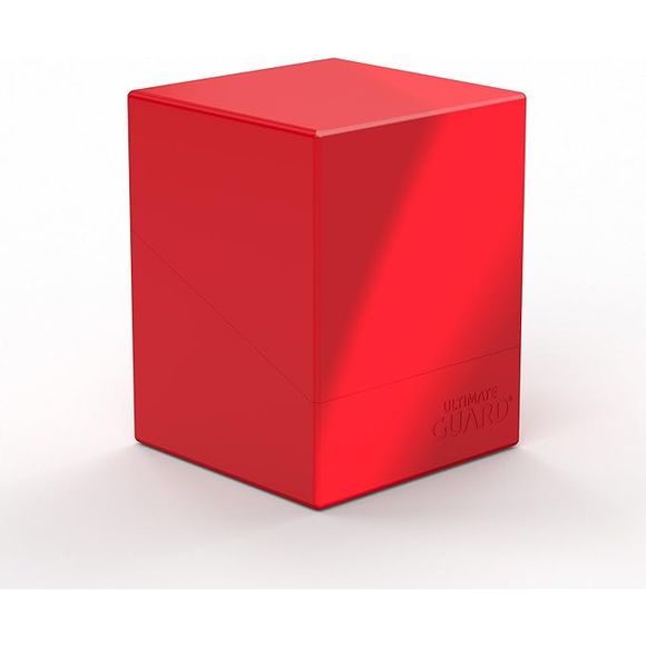 Your favorite Deck box the Boulder 100+, now comes in fully solid colors. Oh…and all the components from the plastic to production, made right here, in the USA! Introducing the Boulder 100+ Solid line. Everything that you have come to love about the incredibly durable deck box, such as - Extremely secure enclosure, precision fit for UG sleeves, fitting 100+ double sleeved cards, or 120+ single sleeved cards. All the quality you've come to expect from UG, value you'll love - Made in America