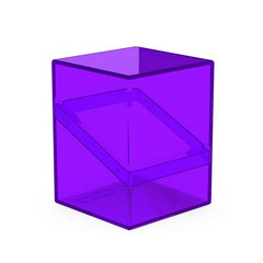 The legend is back in an all new look: with the transparent Boulder 100+ Clear, you'll always know exactly which cards are in your deck box. The Boulder 100+ Clear is a durable and reliable deck box with a secure closure. It can hold up to 100 double-sleeved or 120 single-sleeved cards from all popular trading card games like Magic: The Gathering, Pokemon, Lorcana, One Piece, or Yu-Gi-Oh!