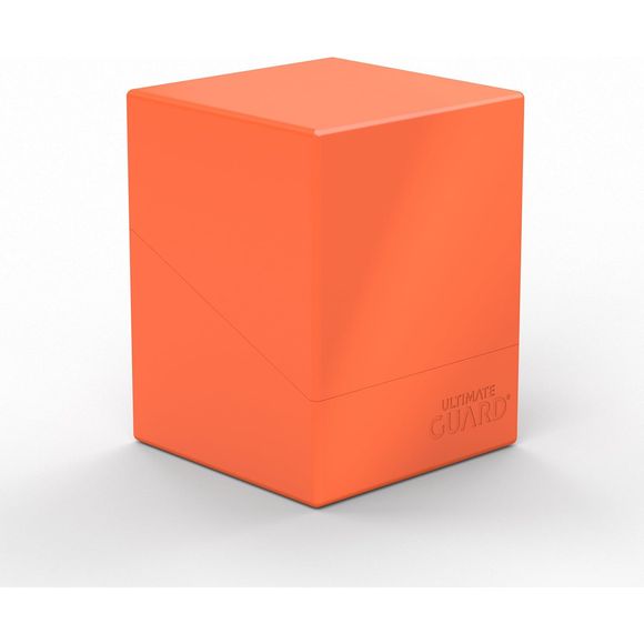 Ultimate Guard is happy to announce the Boulder 100+ Solid line will be expanding to include 4 beautiful new neon colors: Neon Orange, Neon Green, Neon Pink, Neon Yellow. We can't wait for you to see these neon beauties in person- they're the perfect way to add a little flare and personality to your deck storage. The Boulder 100+ Solid, sourced and manufactured locally in the USA, is a durable and rigid deck box for up to 100 double-sleeved cards. These deck boxes fit seamlessly within Ultimate Guard's Arkh