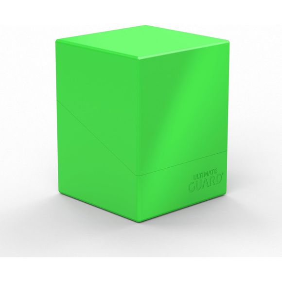Ultimate Guard is happy to announce the Boulder 100+ Solid line will be expanding to include 4 beautiful new neon colors: Neon Orange, Neon Green, Neon Pink, Neon Yellow. We can't wait for you to see these neon beauties in person- they're the perfect way to add a little flare and personality to your deck storage. The Boulder 100+ Solid, sourced and manufactured locally in the USA, is a durable and rigid deck box for up to 100 double-sleeved cards. These deck boxes fit seamlessly within Ultimate Guard's Arkh