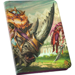 Made from high-quality printed, resistant Xenoskin material and equipped with a zipper to completely close the trading card binder, the Zipfolio 360 Xenoskin album has a total of 360 compartments (20 pages with 18 compartments each) with a practical side-loading design. The Zipfolio 360 Xenoskin albums feature officially licensed artworks from Magic: The Gathering's upcoming set "Tarkir: Dragonstorm".