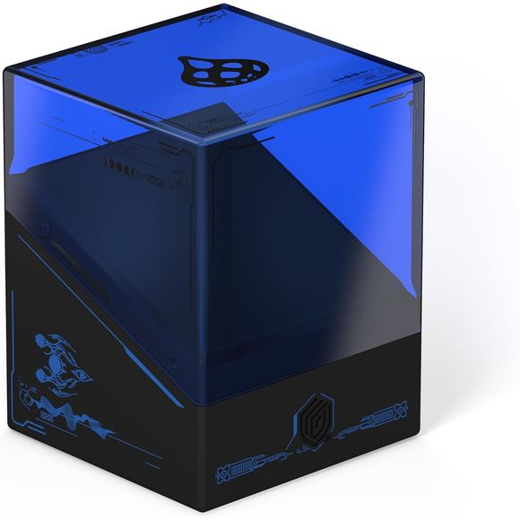 The Boulder 100+ is a durable and rigid deck box with a secure closure that can hold up to 100 double-sleeved or 120 single-sleeved cards in Ultimate Guard Sleeves. Both the completely transparent top of the Boulder and the solid bottom part are printed with officially licensed art from Magic: The Gathering's upcoming set "Edge of Eternities".