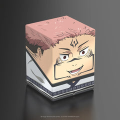 As a new spin on Ultimate Guard's fan-favorite Boulder deck box, Squaroes offer an ultra-sturdy case with a secure closure, while staying easy and convenient to open. Crafted from high-quality, 78% sustainable materials they combine outstanding card protection with collectibility through exclusive designs, limited one-off printings, and deck boxes available in varying rarities.