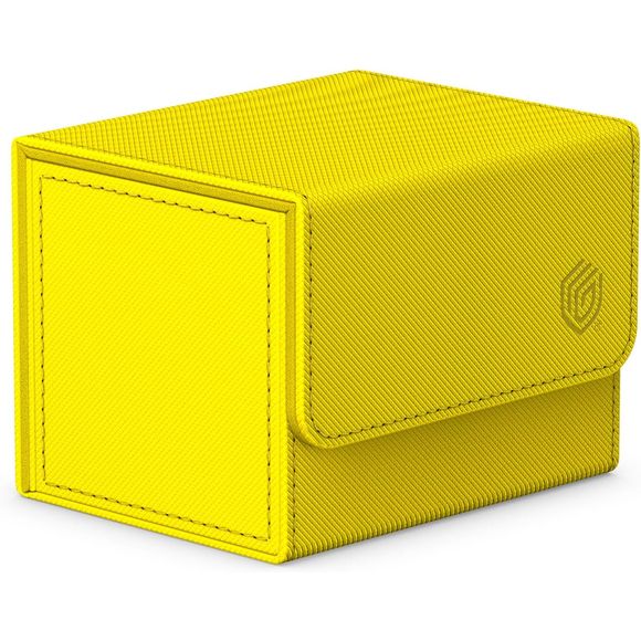 Catch the ultimate summer vibes with Ultimate Guard's Sidewinder 100+ Xenoskin from the limited "Summer Edition 2025" in four vibrant new colors: Dandelion, Peach, Lime and Lagoon! The Sidewinder deck box features a resistant Xenoskin outer casing, quality microfiber inner lining, and a strong magnetic closure. Designed for up to 100 double-sleevd or 120 single-sleeved cards in Ultimate Guard Sleeves of trading card games like Magic: The Gathering, Pokemon, Lorcana, One Piece or Yu-Gi-Oh!