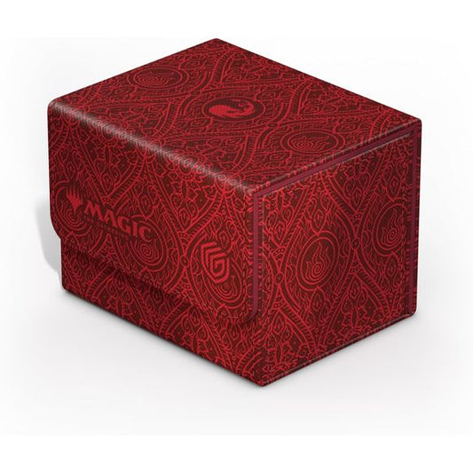 The Sidewinder 100+ Xenoskin is a high-quality TCG deck box that offers premium card protection thanks to its resistant Xenoskin material, microfiber inner lining, and strong magnetic closure, while still granting easy and convenient access to the deck inside. The deck boxes are printed in full color with officially licensed artworks from Magic: The Gathering's upcoming set Avatar: The Last Airbender. The Sidewinder 100+ Xenoskin is optimized to hold 100 double-sleeved or 120 single-sleeved cards in Ultimat
