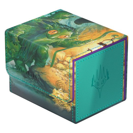 The Sidewinder 100+ Xenoskin is a high-quality TCG deck box that offers premium card protection thanks to its resistant Xenoskin material, microfiber inner lining, and strong magnetic closure, while still granting easy and convenient access to the deck inside. The deck boxes are printed in full color with officially licensed artworks from Magic: The Gathering’s upcoming set "Lorwyn Eclipsed". The Sidewinder 100+ Xenoskin is optimized to hold 100 double-sleeved or 120 single-sleeved cards in Ultimate Guard s