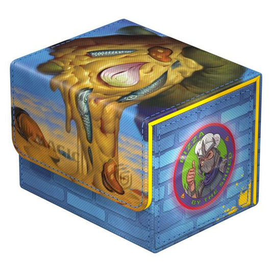 The Sidewinder 100+ Xenoskin is a high-quality TCG deck box that offers premium card protection thanks to its resistant Xenoskin material, microfiber inner lining, and strong magnetic closure, while still granting easy and convenient access to the deck inside. The deck boxes are printed in full color with officially licensed artworks from Magic: The Gathering | Teenage Mutant Ninja Turtles. The Sidewinder 100+ Xenoskin is optimized to hold 100 double-sleeved or 120 single-sleeved cards in Ultimate Guard sle