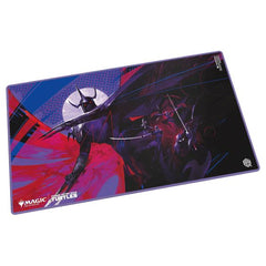The 61x35cm Play-Mat protects cards and sleeves while playing and improves the gaming experience thanks to its anti-slip underside, while the stitched edges guarantee an even longer service life. The top side of the Play-Mat is printed with officially licensed artworks from Magic: The Gathering | Teenage Mutant Ninja Turtles.
