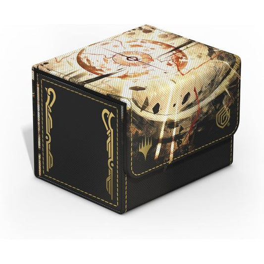 The Sidewinder 100+ Xenoskin is a high-quality TCG deck box that offers premium card protection thanks to its resistant Xenoskin material, microfiber inner lining, and strong magnetic closure, while still granting easy and convenient access to the deck inside. The deck boxes are printed in full color with officially licensed artworks from Magic: The Gathering’s upcoming set "Secrets of Strixhaven". The Sidewinder 100+ Xenoskin is optimized to hold 100 double-sleeved or 120 single-sleeved cards in Ultimate G