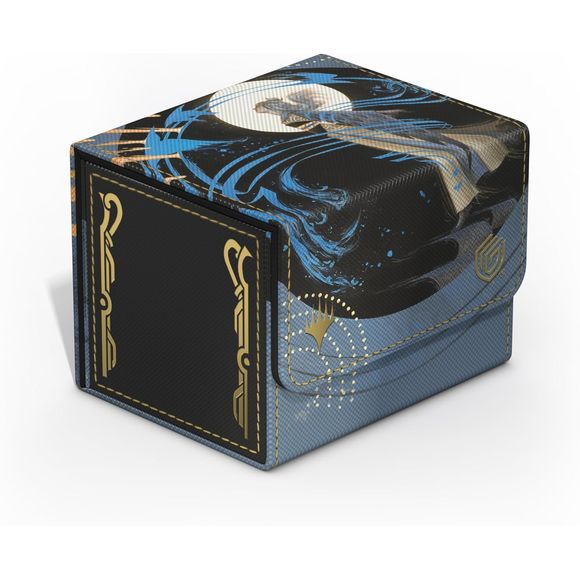 The Sidewinder 100+ Xenoskin is a high-quality TCG deck box that offers premium card protection thanks to its resistant Xenoskin material, microfiber inner lining, and strong magnetic closure, while still granting easy and convenient access to the deck inside. The deck boxes are printed in full color with officially licensed artworks from Magic: The Gathering’s upcoming set "Secrets of Strixhaven". The Sidewinder 100+ Xenoskin is optimized to hold 100 double-sleeved or 120 single-sleeved cards in Ultimate G
