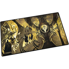 The 61x35cm Playmat protects cards and sleeves while playing and improves the gaming experience thanks to its anti-slip underside, while the stitched edges guarantee an even longer service life. The top side of the Playmat is printed with officially licensed artworks from Magic: The Gathering’s upcoming set "Secrets of Strixhaven".