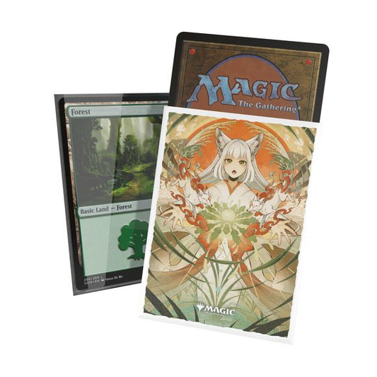Ultimate Guard’s Art Sleeves are premium card sleeves with officially licensed artwork from Magic: The Gathering’s "Secrets of Strixhaven" set, featuring a detailed, scratchproof print on the fully opaque back and an extra-clear front. Their textured back ensures a smooth shuffle feel, while high-quality materials guarantee durability, making Art Sleeves ideal for both casual and tournament players.