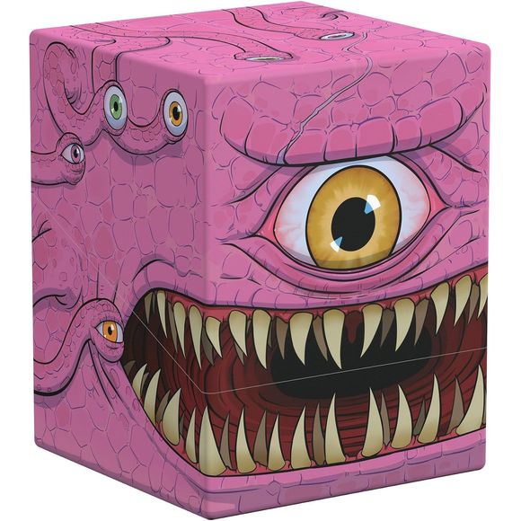 <p><strong>Ultimate Guard Squaroe Dungeons & Dragons DND001 – Beholder</strong> combines durable TCG card storage with iconic D&D artwork. Inspired by the legendary Beholder, this collectible deck box features a secure closure and a sturdy design for protecting your favorite decks at home, in storage, or during game night.</p>
<p>Designed for standard- and Japanese-sized trading cards, the Squaroe holds up to 100 double-sleeved, 120 single-sleeved, or 210 unsleeved cards. Made in Germany from 78% renewable