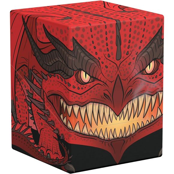 <p><strong>Ultimate Guard Squaroe Dungeons & Dragons DND008 – Red Dragon</strong> brings one of fantasy’s most iconic creatures to a durable, fully printed collectible deck box. Featuring striking Red Dragon artwork, a sturdy shell, and secure closure, this Squaroe protects your favorite deck during storage, travel, tournaments, and game night.</p>
<p>Designed for standard- and Japanese-sized trading cards, it holds up to 100 double-sleeved or 120 single-sleeved cards. Compatible with Magic: The Gathering,