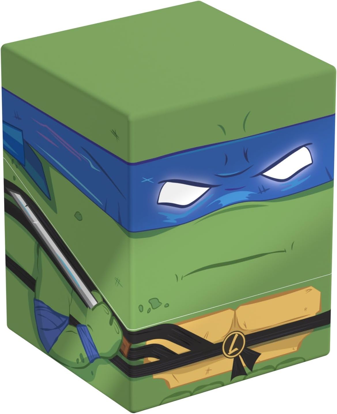 Ultimate Guard Squaroes represent the next generation of TCG accessories! Made from high-quality materials and 78% from renewable resources, the Squaroes offer an excellent level of card protection and, thanks to exclusive designs, limited editions and deck boxes with different degrees of rarity, become collector's items themselves. The Teenage Mutant Ninja Turtles™ Squaroes can hold up to 100 double-sleeved cards* from games like Magic: The Gathering, Pokémon, Lorcana, Flesh and Blood, Yu-Gi-Oh!, Riftbound