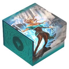 The Sidewinder 133+ Xenoskin is a high-quality TCG deck box that offers premium card protection thanks to its resistant Xenoskin material, microfiber inner lining, and strong magnetic closure, while still granting easy and convenient access to the deck inside. The deck boxes are printed in full color with officially licensed artworks from Magic: The Gathering’s upcoming set "Reality Fracture". The Sidewinder 133+ Xenoskin is optimized to hold 133 double-sleeved or 160 single-sleeved cards in Ultimate Guard