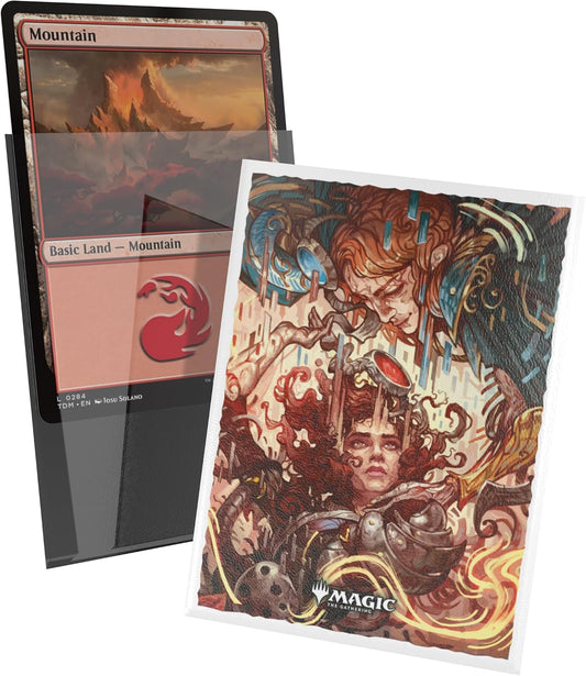 Ultimate Guard’s Art Sleeves are premium card sleeves with officially licensed artwork from Magic: The Gathering’s "Reality Fracture" set, featuring a detailed, scratch-proof print on the fully opaque back and an extra-clear front. Their textured back ensures a smooth shuffle feel, while high-quality materials guarantee durability, making Art Sleeves ideal for both casual and tournament players.