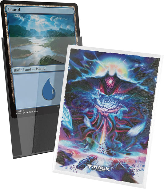 Ultimate Guard’s Art Sleeves are premium card sleeves with officially licensed artwork from Magic: The Gathering’s "Reality Fracture" set, featuring a detailed, scratch-proof print on the fully opaque back and an extra-clear front. Their textured back ensures a smooth shuffle feel, while high-quality materials guarantee durability, making Art Sleeves ideal for both casual and tournament players.