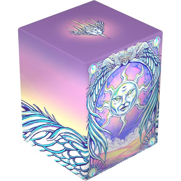 <p><strong>Ultimate Guard RTE Boulder 100+ – Magic: The Gathering Mana Token (Plains)</strong> combines officially licensed MTG artwork with durable, eco-friendly trading card storage. Featuring a vibrant Plains mana-inspired design, this premium deck box holds up to 100 double-sleeved, 120 single-sleeved, or 210 unsleeved cards. Made in Germany from 78% renewable resources, the rigid Boulder construction offers reliable protection and a secure closure while remaining easy to open. Compatible with Ultimate