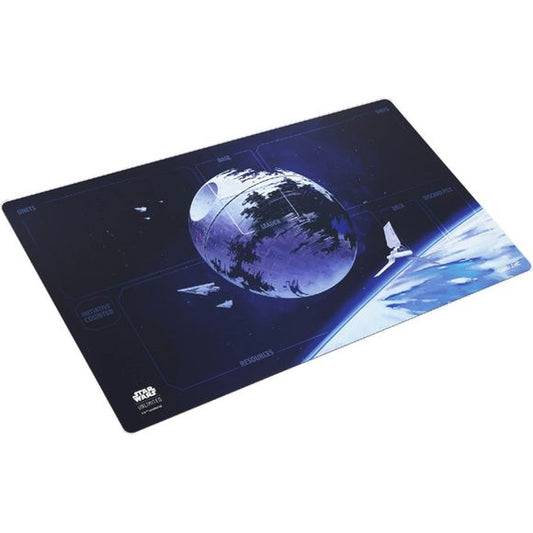 This premium quality Star Wars™: Unlimited Game Mat is a must-have accessory for every passionate gamer!

Available in four full color printed designs, the Game Mat brings the exciting atmosphere of the Star Wars™ franchise to the gaming table. This softly cushioned playmat is 2mm thick and protects playing cards from rough or dirty surfaces. Each mat has an ultrafine surface and an anti-slip back side. The fascinating design, the comfortable feel, and soft material are ideal for an upgraded gaming experien