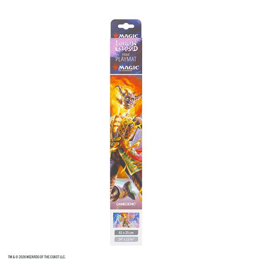 These premium-quality, full-color printed and officially licensed Prime Playmats are an essential accessory for every dedicated gamer. Each playmat captures the game’s immersive atmosphere and brings it straight to your tabletop. With 2mm soft cushioning, it protects your
cards from rough or dirty surfaces while offering a smooth and comfortable play experience. The ultrafine fabric surface ensures seamless card movement, while the anti-slip backing keeps the mat firmly in place during gameplay. Each playma