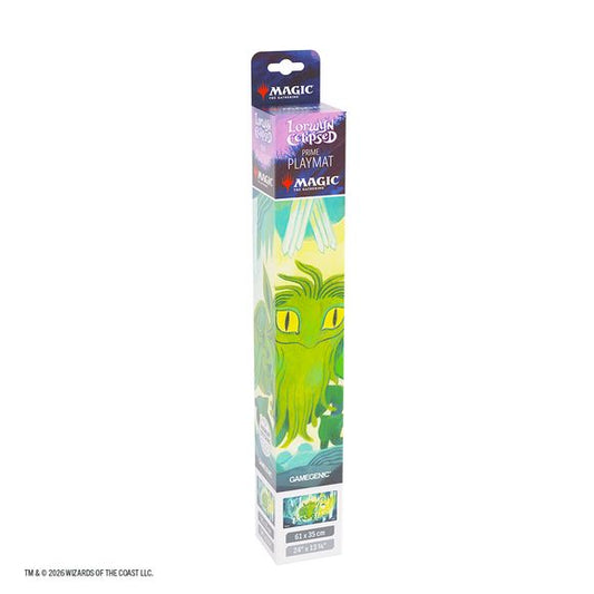 These premium-quality, full-color printed and officially licensed Prime Playmats are an essential accessory for every dedicated gamer. Each playmat captures the game’s immersive atmosphere and brings it straight to your tabletop. With 2mm soft cushioning, it protects your
cards from rough or dirty surfaces while offering a smooth and comfortable play experience. The ultrafine fabric surface ensures seamless card movement, while the anti-slip backing keeps the mat firmly in place during gameplay. Each playma