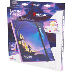 The officially licensed Casual Album 24-Pocket is a great way to collect and organize your card collection. The album features vibrant, high-quality full-art prints from the game on the outside AND inside! With 20 pages of 24 side-loading pockets, it holds up to 480 cards, even double-sleeved. The 4-pocket rows are perfect for playset collections. Black pages and a wide elastic strap with reinforced stitching give it a sleek and secure finish.