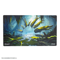 These premium-quality, full-color printed and officially licensed Prime Playmats are an essential accessory for every dedicated gamer. Each playmat captures the game’s immersive atmosphere and brings it straight to your tabletop. With 2mm soft cushioning, it protects your
cards from rough or dirty surfaces while offering a smooth and comfortable play experience. The ultrafine fabric surface ensures seamless card movement, while the anti-slip backing keeps the mat firmly in place during gameplay. Each playma