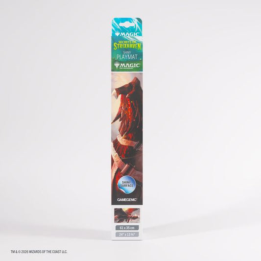 Premium-quality, full-color printed and officially licensed Shiny Playmats are an essential accessory for every dedicated gamer. Each playmat captures the immersive atmosphere of the game and brings it straight to your tabletop. With 2mm soft cushioning, it protects your cards from rough or dirty surfaces while providing a smooth and comfortable play experience. Innovation: These playmats feature an ultrafine shiny surface treatment that enhances the premium feel without compromising — and even improving —