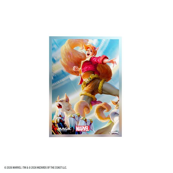 OFFICIAL MARVEL X MAGIC DESIGN: Premium card sleeves featuring officially licensed Go Nuts! artwork combining Marvel Super Heroes with Magic: The Gathering style.
PROTECTS VALUABLE CARDS: Durable sleeves help prevent bent corners, scratches, and wear during gameplay and shuffling.
TEXTURED MATTE SHUFFLE FEEL: Matte back and clear front provide smooth shuffling and excellent card visibility during play.
STANDARD CARD SIZE COMPATIBILITY: Optimized for Magic: The Gathering cards and compatible with other st